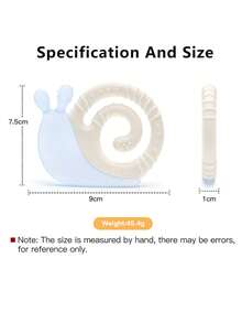Baby Cartoon Snail Teething Toy, Soft Soothing Teether For Infant Teething - Multicolor - View 2