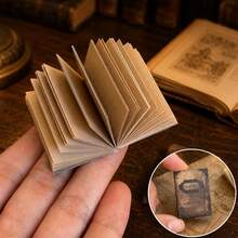 復古風可翻頁迷你書裝飾品 1:12 比例娃娃屋書房書桌裝飾 可開啟小筆記本迷你模型 DIY 場景攝影道具 - 均碼 - 查看 3