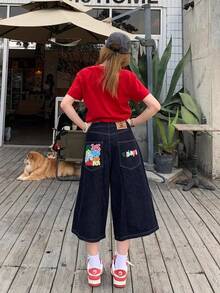 Women Jeans - Dark Blue - View 4