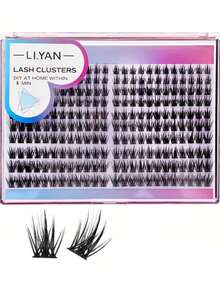 120PCS Lash Clusters, DIY Eyelash Extension Kit, Lash Cluster Length, Convenient For Home Use - 白色 - 查看 2