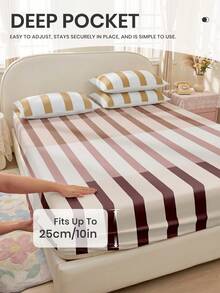 2/3pcs Printed Bedding Set, Bedding, Mattress Protector Set, Comfortable Home Textiles, Breathable Anti-Pilling Mattress Cover, Home Decor, Suitable For All Seasons, Machine Washable, Back To School - Multicolor - View 8