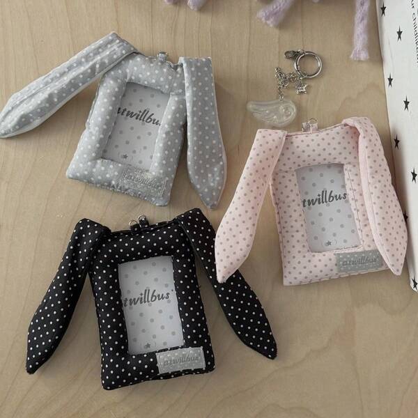 1pc Cute Polka Dot Rabbit Ear Headband