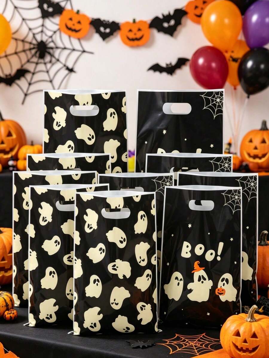 50/25/1個萬聖節禮物袋,萬聖節恐怖「BOO」禮物包裝袋,萬聖節幽靈圖案裝飾手提袋,萬聖節派對用品,廚房包裝用品,萬聖節裝飾,恐怖鬼屋裝飾,萬聖節房間裝飾,萬聖節家居裝飾,派對小禮品,萬聖節裝飾,哥德式風格,秋季裝飾,萬聖節,吸血鬼主題 - A - 查看 1