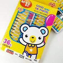 3 piezas de crayones de pastel al óleo con dibujos animados, 12 colores 18 colores 24 colores 36 colores, crayones de cera para pintura y arte - Multicolor - Ver 5