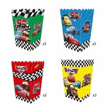 Red Car Gift Box, Car Themed Party Gift Box, Candy And Cookie Box, Party Gift Bag, Party Gift Box, Suitable For Birthday Party Decoration - Party Candy And Popcorn Box - Popcorn Box - View 13