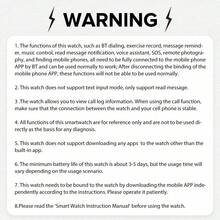 1 buah Jam Tangan Pintar Unisex Layar Sentuh HD dengan Tali Silikon Nyaman, Pelacak Kebugaran, Notifikasi Pesan, Pelacakan Kalori & Jarak, Kontrol Musik, Kamera Jarak Jauh, Kompatibel dengan Smartphone, Jam Tangan Pintar Gaya Olahraga, Hadiah Hari Ayah untuk Pemakaian Sehari-hari - Versi yang ditingkatkan - View 11
