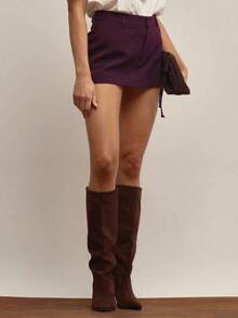 Minifalda elegante y ajustada de talle bajo para salir de noche, trabajar, eventos, vacaciones de verano y festivales - Granada - Ver 5
