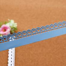 Heart Lace Border Metal Cutting Dies, Continuous Hollow Love Edge Die Cuts, Valentine Wedding Scrapbooking DIY Card Making Embossing Template For Junk Journal Handmade Crafts - A - View 6