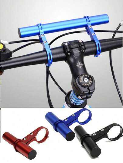 1 Pc Bicycle Fixed Bracket, Bicycle Extension Bracket, Expansion Bracket, Multifunctional Car Light And Code Table Bracket, Bicycle Aluminum Alloy Bracket, Riding Equipment