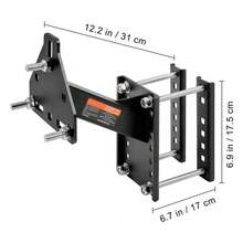 Spare Tire Carrier For Trailers, 73 Kg Capacity, Fits 4, 5, 6 And 8 Inch Wheels, Bolt Patterns Compatible With Various Trailer Models - A - View 10