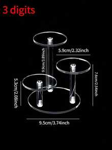 Transparent Cosmetic Perfume Display Rack, Desktop Storage Organizer, For Vanity And Bedroom - Multicolor - View 12