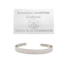 Abundance Card - Grabovoi Numerical Sequences - Abundance Activator - Grigori Grabovoi Technique - Elegantia Jewelry (1 Grabovoi Card) - 1張Grabovoi卡 + 1個幸福公式手環 - 查看 1