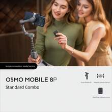 DJI Osmo Mobile 8P Standard Combo, Gimbal Stabilizer For Phone, AI Tracking, 360° Rotation - View 6