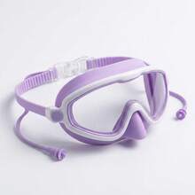 Children's Swimming Mask, Anti-Splash, No Water In Nose, Anti-Fog, UV Protection, Wide Field Of View, Soft Silicone, Adjustable S, First Day Of School - Multicolor - View 1