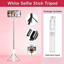 TOKQI Soporte ajustable para teléfono con base giratoria de 360°, palo selfie con trípode Bluetooth, control remoto inalámbrico, compatible con smartphones iOS y Android, portátil, adecuado para transmisión en vivo, vlog, viajes, exteriores, fiestas, fotografía en casa - Ver 14