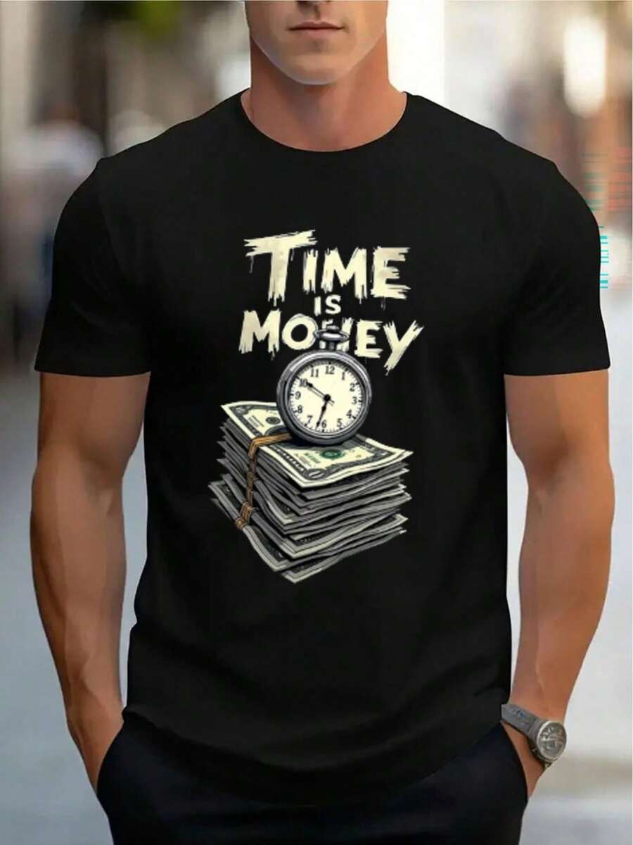 100% Cotton Y2K Loose Short Sleeve Tee Unisex 2026 Men's Casual Short Sleeve T-Shirt, 1-Pack, 100% Heavyweight Material - Comfortable Crew Neck, Soft - Black - View 1
