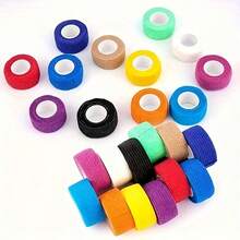 24pcs 2.5cm Different Color Self-Adhesive Sports Bandages, Suitable For Fingers, Wrists, Ankles, Knees, Running, Basketball - Multicolor - View 5