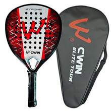 CWIN Strike Carbon Fiber Paddle Tennis Racket With Protective Bag, Lightweight Professional Platform Tennis Racket, Suitable For Beginner And Intermediate Players - Multicolor - View 12