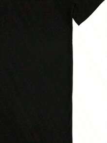 Camiseta para Aficionados del Fútbol Mexicano Estampado MEX QAT Avión Corte Holgado Moda Deportiva - Negro - Ver 6