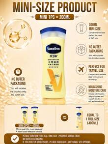 Vaseline 200/400ml Intensive Nourishing Body Lotion, Daily Hydration, Improves Roughness, Contains LipoPro Technology, Nourishes And Cares For Skin, Rich In Squalane And Pro-Vitamin B5, Suitable For All Skin Types, Effectively Relieves Dry Skin And Maintains Skin Health. - Double Protection Essence Repair Body Lotion - View 6