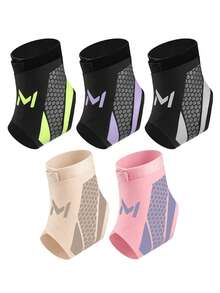 Unisex Ankle Compression Sleeve Suitable For Daily Sports Fitness Weightlifting Exercise Cycling Yoga Pilates Camping Hiking Basketball Walking And Other Occasions Ankle Support Compression Leg Sleeve Gym Sets Running Gym Equipment - Multicolor - View 11