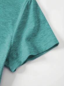 Adorable Cat Print, Comfortable, Soft, Elegant, Vintage, Casual, Versatile For Parties, Available In Sizes S-XXL, Suitable For Spring, Summer, Autumn And Winter, Sporty Style KWCN - 軍綠色 - 查看 5