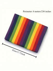 Rainbow Fabric Team Walking Mat, Outdoor Collaborative Game, Team Building Coordination Training Toy For Teens And Adults, Colorful Group Activity Equipment, Party Sports Meet Camping Sports Game Gift, Suitable For Boys, Girls And Families - Multicolor - View 4