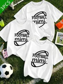 Camiseta de fútbol de primavera para mujer Mimi, algodón suave, ajuste cómodo, transpirable, estilo urbano hip hop. - Blanco - Ver 1