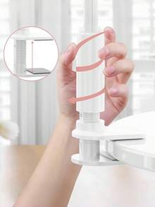 360° Rotating Tablet Phone Stand Spiral Base Slouchy Phone Holder For Home Or Travel Essential Bed Slouchy Bracket For Tablet Stand Live Streaming Movie Watching Compatible With IPhone Android Phone Gift For Birthday Family Friends - A - View 3