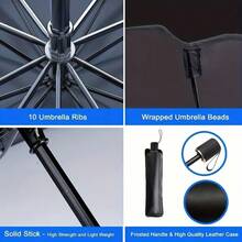 1 pieza Parasol para parabrisas de coche, aislamiento térmico y protección UV, accesorio interior enrollable fácil de usar con bolsa de almacenamiento negra, reduce la temperatura del coche de manera efectiva, diseño duradero y ligero, cubre completamente el parabrisas delantero, adecuado para la mayoría de los modelos de coche - Multicolor - Ver 4