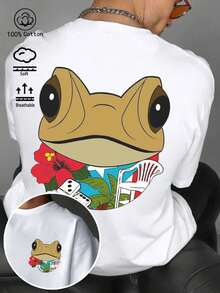 Men T-Shirts - 白色-3 - 查看 5