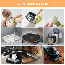 3-In-1 Cup Lid Gap Cleaning Brush Set, Multi-Function Bottle Cleaning Brush, Silicone Cup Lid Gap Cleaner, Home Kitchen Gap Cleaning Tool - A - View 8
