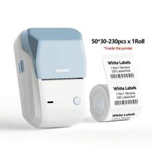 Niimbot B1 Label Printer, 2-Inch Large Waterproof Labels, Suitable For Office/Commercial/Enterprise/Home, Price Labels, Gray/Blue/Bright Blue Printer - Multicolor - View 13