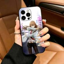 Anime SteinsGate Makise Kurisu Mobile Phone Case, Suitable For IPhone 12 13 14 15 16 17 Pro Max, Lightweight And Soft Protective Case, Black. - semangka1 - View 5