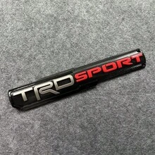 TRD SPORT Car Side Fender Emblem, Premium PE Plastic Badge Sticker,Original Factory Model, Anti-Rust & Weatherproof, Auto Body Decoration For Pickup Trucks & SUVs - A - View 3