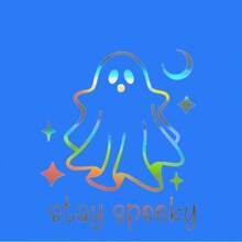 1pc Funny Ghost Car Stickers, Decorations For Electric Motorcycles, Car Windows, Windshields, Bumpers And Laptops - 1pc - View 5