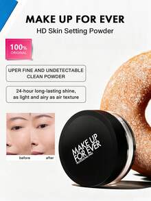 Make Up For Ever Bedak Pengatur Riasan Definisi Tinggi, Bedak Tabur Ultra Halus Tak Terlihat, Pengontrol Minyak 24 Jam, Hasil Akhir Matte Lembut, Menyamarkan Pori-Pori dan Garis Halus, Tahan Air dan Anti Luntur, Tidak Memantulkan Cahaya, Cocok untuk Pemula, Hadiah Gratis 8,5g/0,3oz - 8,5g/0,3oz. - View 2