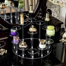 Transparent Cosmetic Perfume Display Rack, Desktop Storage Organizer, For Vanity And Bedroom - Multicolor - View 9