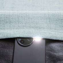 NOSBEI 2pcs Blue Blackout Curtains, Grommet Top Thermal Insulated Curtain Fabric, Bedroom Living Room Light Blocking Privacy Curtains - Baby Blue - View 6