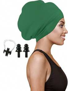 120g Extra Large Silicone Long Hair Swim Cap - Unisex Swim Cap - Extra Large Swim Cap - Waterproof Silicone Swim Cap - Suitable For Dreadlocks, Afro Extensions, Wigs, Beach Essentials, Beach Accessories, And Pool Floats. - Multicolor - View 33