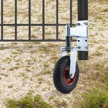 8 Inch Heavy Duty Spring Loaded Gate Caster Gate Wheel For Metal Gates Wooden Gates - 8" - View 4