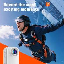 2K Thumb Action Camera, HD Sports Camera, Auto Exposure, 800mAh Battery, Comes With Magnetic Lanyard And Various Cycling Mounts, Suitable For Travel Vlogs, Cycling, Hiking, And Sports Enthusiasts, A Perfect Birthday Or Holiday Gift - View 8