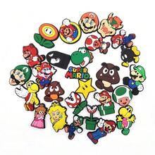 SUPER MARIO BROS. 1 Set/10pcs Minimalist Princess Adventure Game Mascot Soft PVC Charm Set, Detachable Shoe Custom Accessories For Clogs, Wristbands DIY Decoration, Suitable For Commute Daily Wear, Casual Collection And Scene Photography Props - Multicolor - View 4