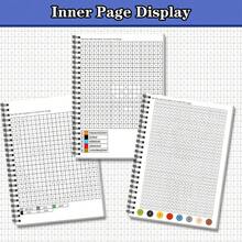 A5 Marker-Friendly Digital Coloring Book, 30 Pages Lay-Flat Spiral Bound Notebook, Bleed-Free Aesthetic Art Gift For Adults - A5 - View 5