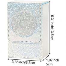 Magnetic Lid Tarot Card Storage Box, Trading Card Deck Box, Tarot Card Storage Box, Tarot Card Box, Poker Card Accessories - Multicolor - View 3