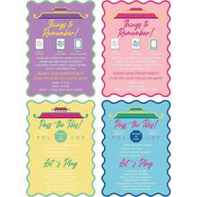 4pcs Mahjong Rules Quick Reference Cards, Mahjong Beginner Fast Reference Guide Cards - C - View 9