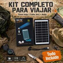 Home Solar Panel Kit With Optional Detachable Controller Set - Black - View 6