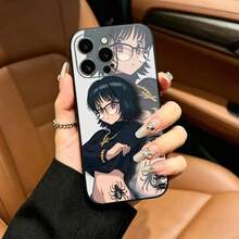 Funda de teléfono S Shizuku H Hunter Murasaki, moderna y a la moda, para iPhone 17 16 15 14 13 12 11 Pro Max Plus XS, negra, suave y protectora. - z5 - Ver 7