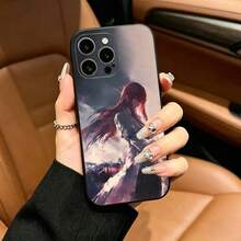 Anime SteinsGate Makise Kurisu Mobile Phone Case, Suitable For IPhone 12 13 14 15 16 17 Pro Max, Lightweight And Soft Protective Case, Black. - z2 - 查看 1
