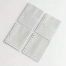 10pcs A5 Transparent Photo Album Inner Pages, Loose-Leaf Replacement Pages, Durable PP Material, Double-Sided Use, Suitable For Office Supplies, Business Cards And Photo Albums,Back To School,Card Holder - As Shown In the Figure - View 12